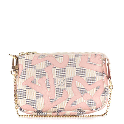 Louis Vuitton Damier Azur Tahitienne Mini Pochette Accessories 1 of 13