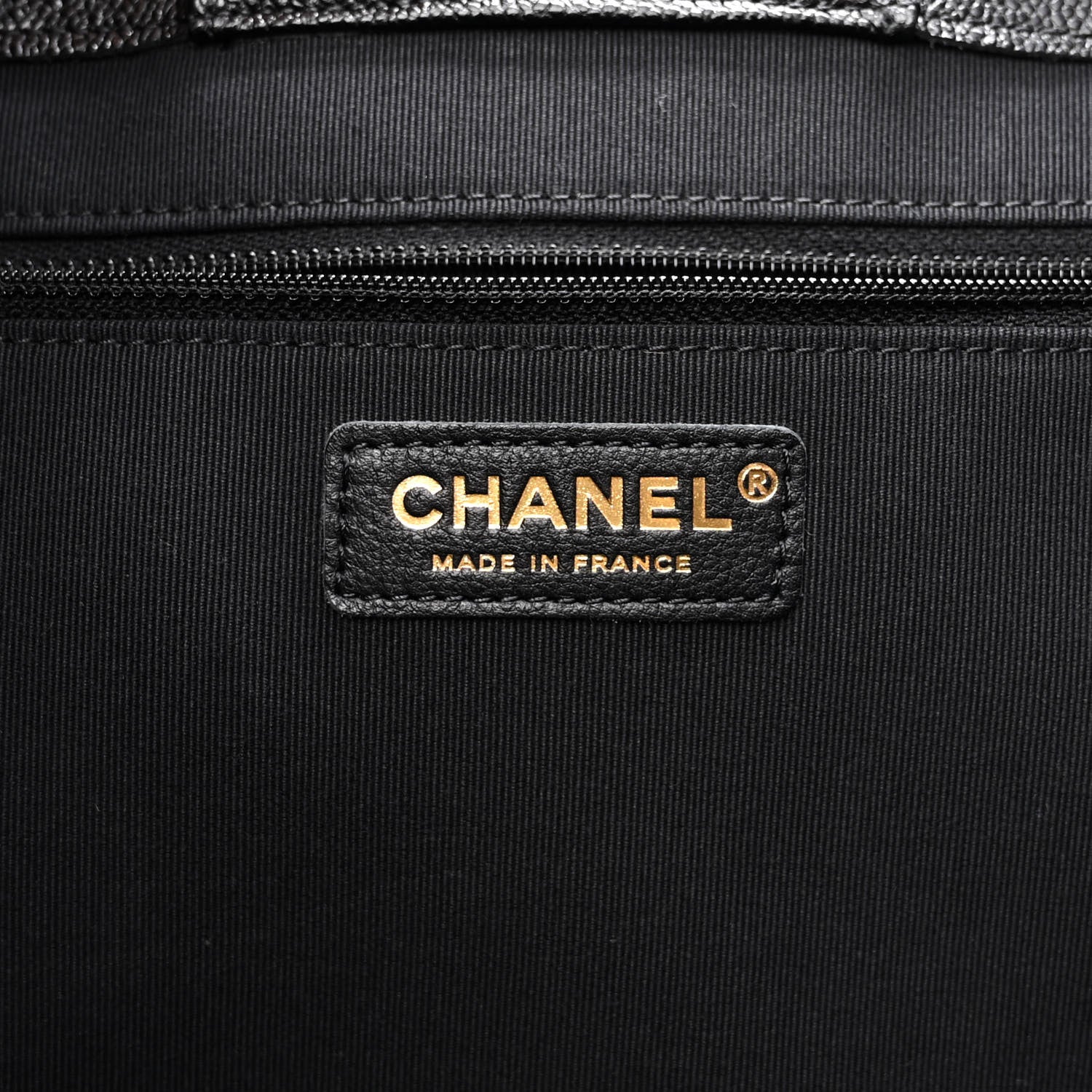 Chanel Caviar Quilted Small Shopping Tote Black 6 of 9