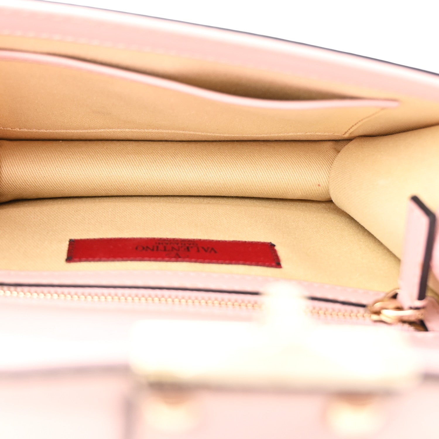 Valentino Garavani Vitello Small Glam Lock Rockstud Flap Poudre 5 of 10