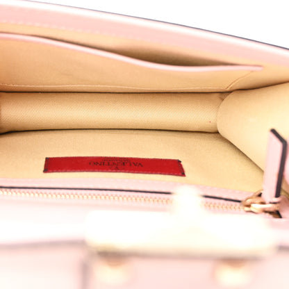 Valentino Garavani Vitello Small Glam Lock Rockstud Flap Poudre 5 of 10