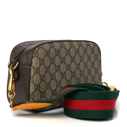 Gucci GG Supreme Monogram Web Neo Vintage Shoulder Bag Beige New Acero Crop 3 of 11
