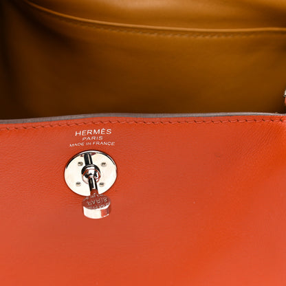 Hermes Swift Verso Mini Lindy 20 Terre Battue Sesame 6 of 13