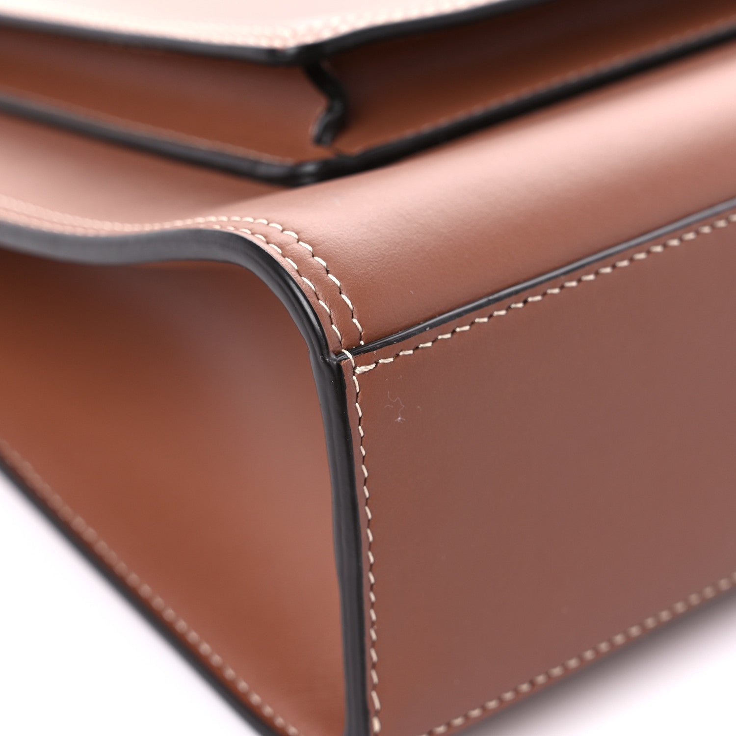 Burberry Smooth Calfskin Medium Pocket Bag Malt Brown 8 of 15