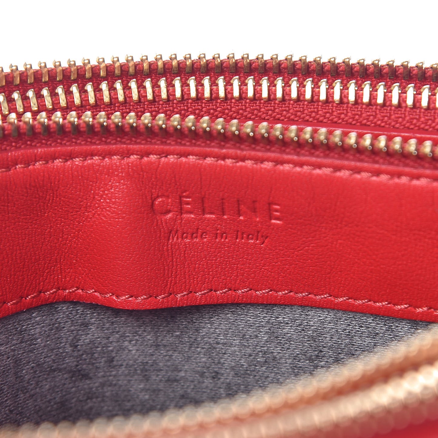 Lambskin Small Trio Crossbody Bag Red