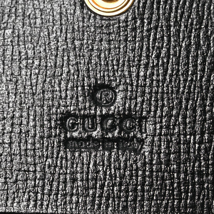 Gucci Azalea Calfskin Marina Card Case Black 4 of 7