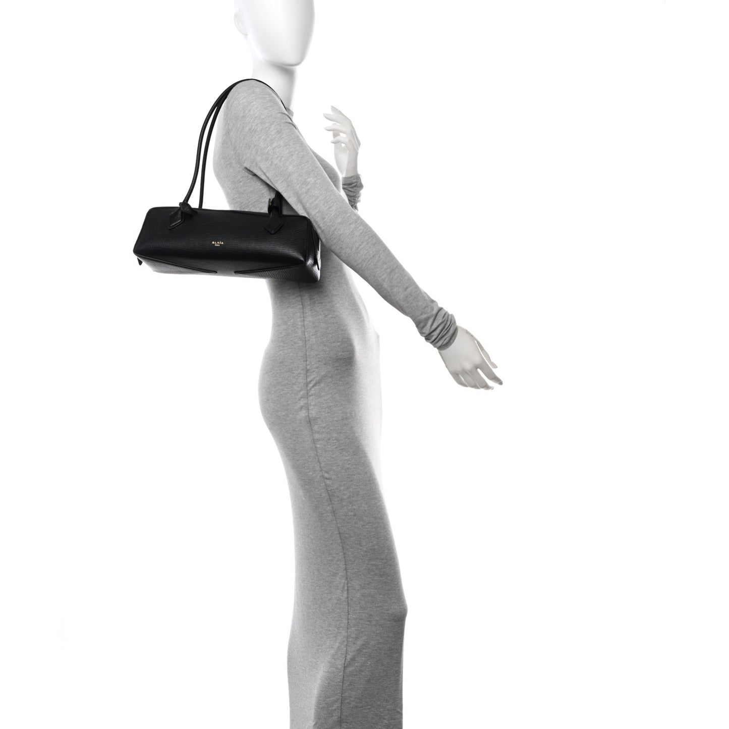 Goatskin Medium Le Teckel Bag Black