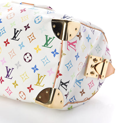 Louis Vuitton Monogram Multicolor Speedy 30 White 9 of 9