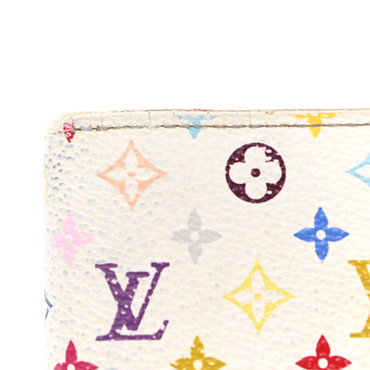 Louis Vuitton Monogram Multicolor Small Ring Agenda Cover White Litchi 9 of 12