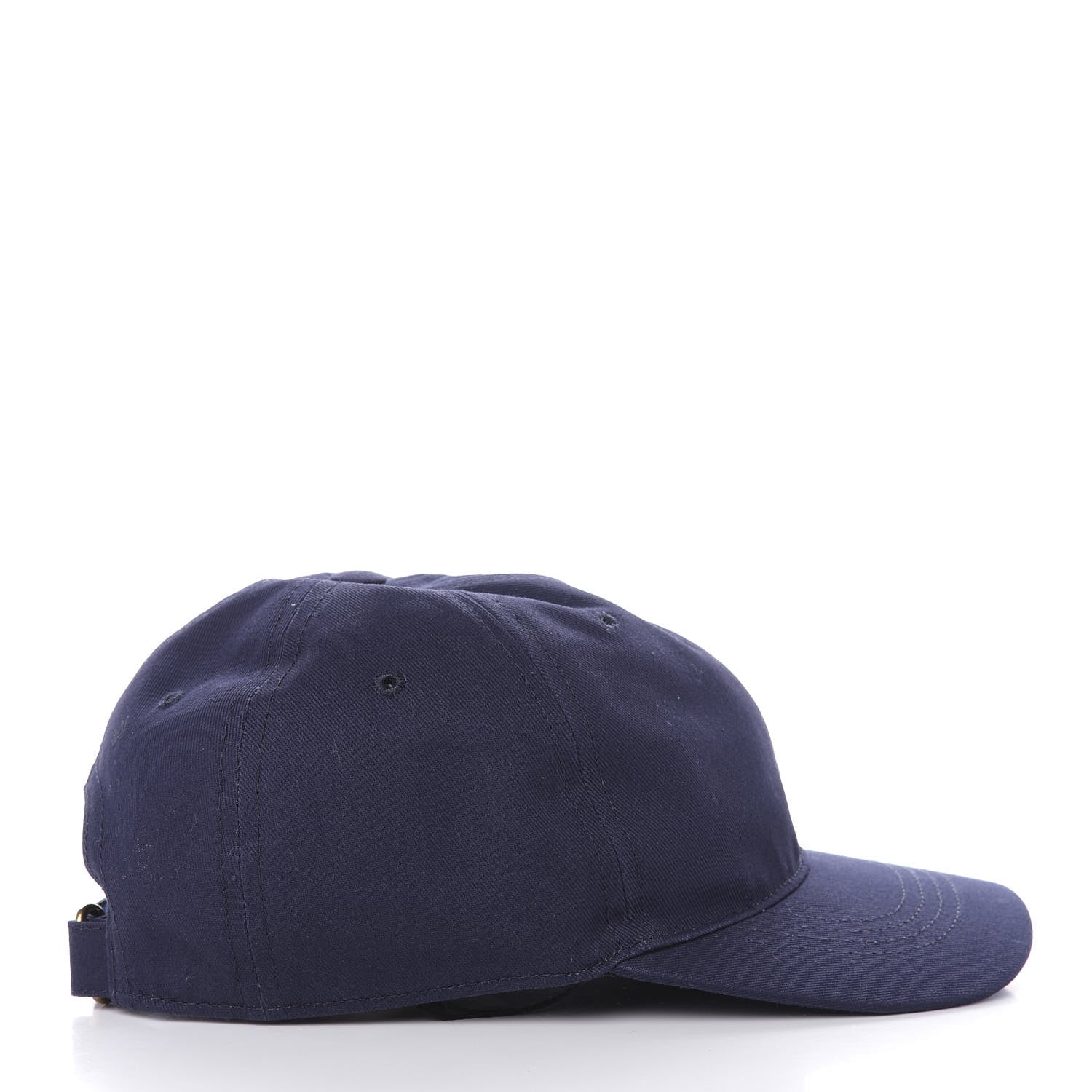 Gucci Cotton Moth Embroidered Baseball Hat 57 Navy 5 of 8
