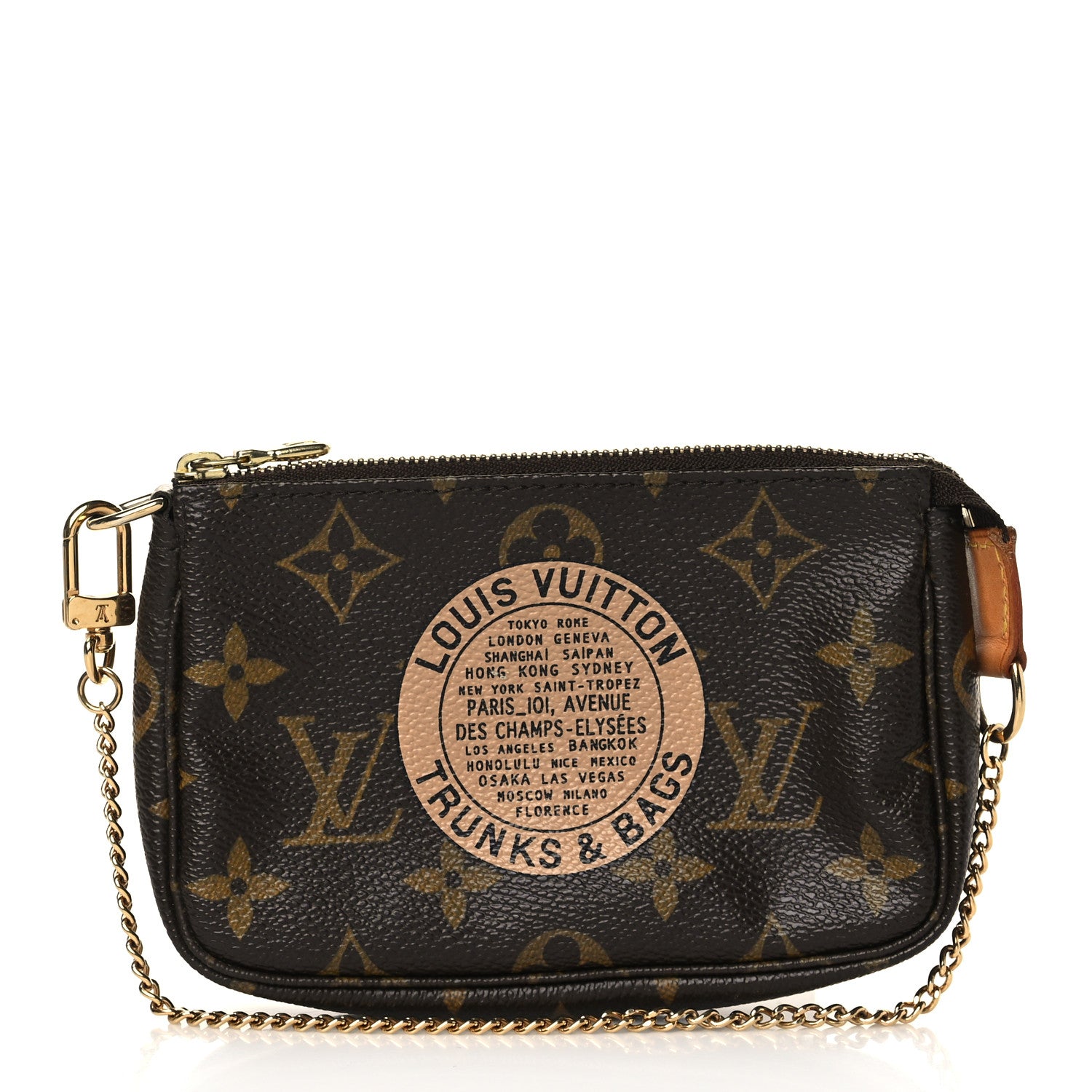 Louis Vuitton Monogram Complice Trunks and Bags Mini Pochette Accessories Beige 1 of 8