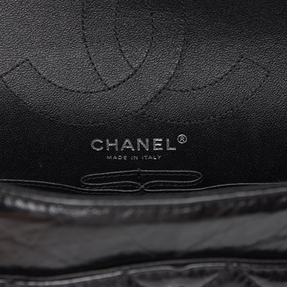 Chanel Glazed Calfskin Quilted 2.55 Reissue 226 Flap So Black 7 of 9