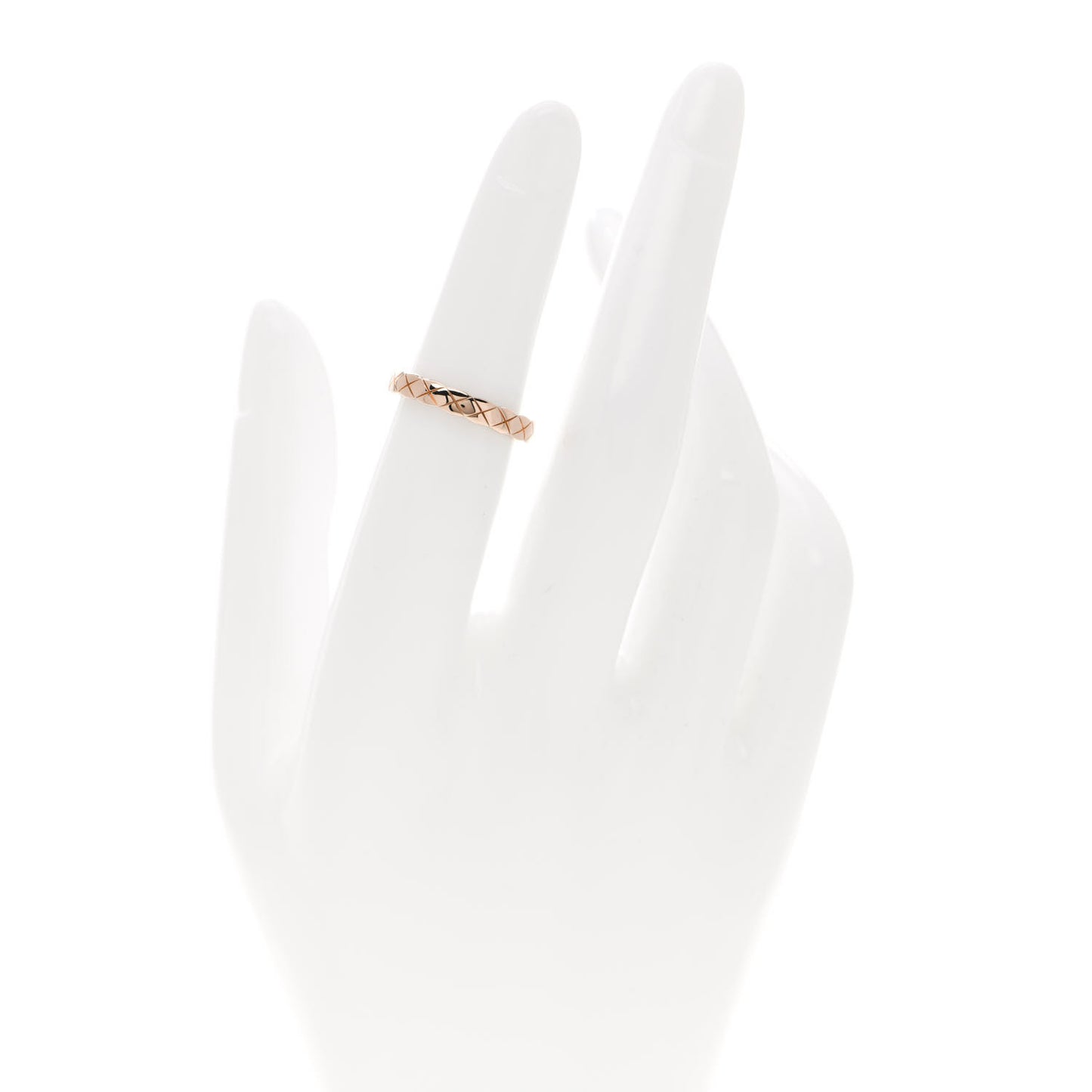 18K Beige Gold Mini Coco Crush Ring 49 4.75