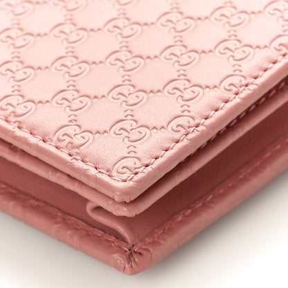 Gucci Microguccissima Crossbody Wallet Soft Pink 9 of 10