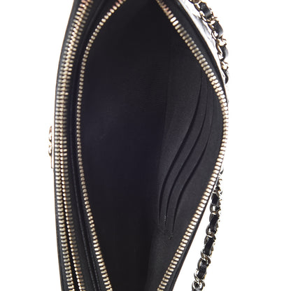 Chanel Caviar Quilted Small Boy Clutch With Chain Black 9 of 13