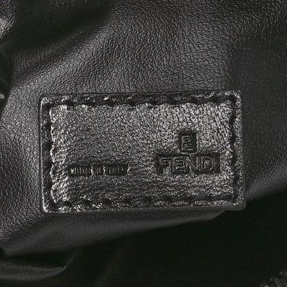 Fendi Zucchino Vitello Mini Pochette Moro Black 5 of 10