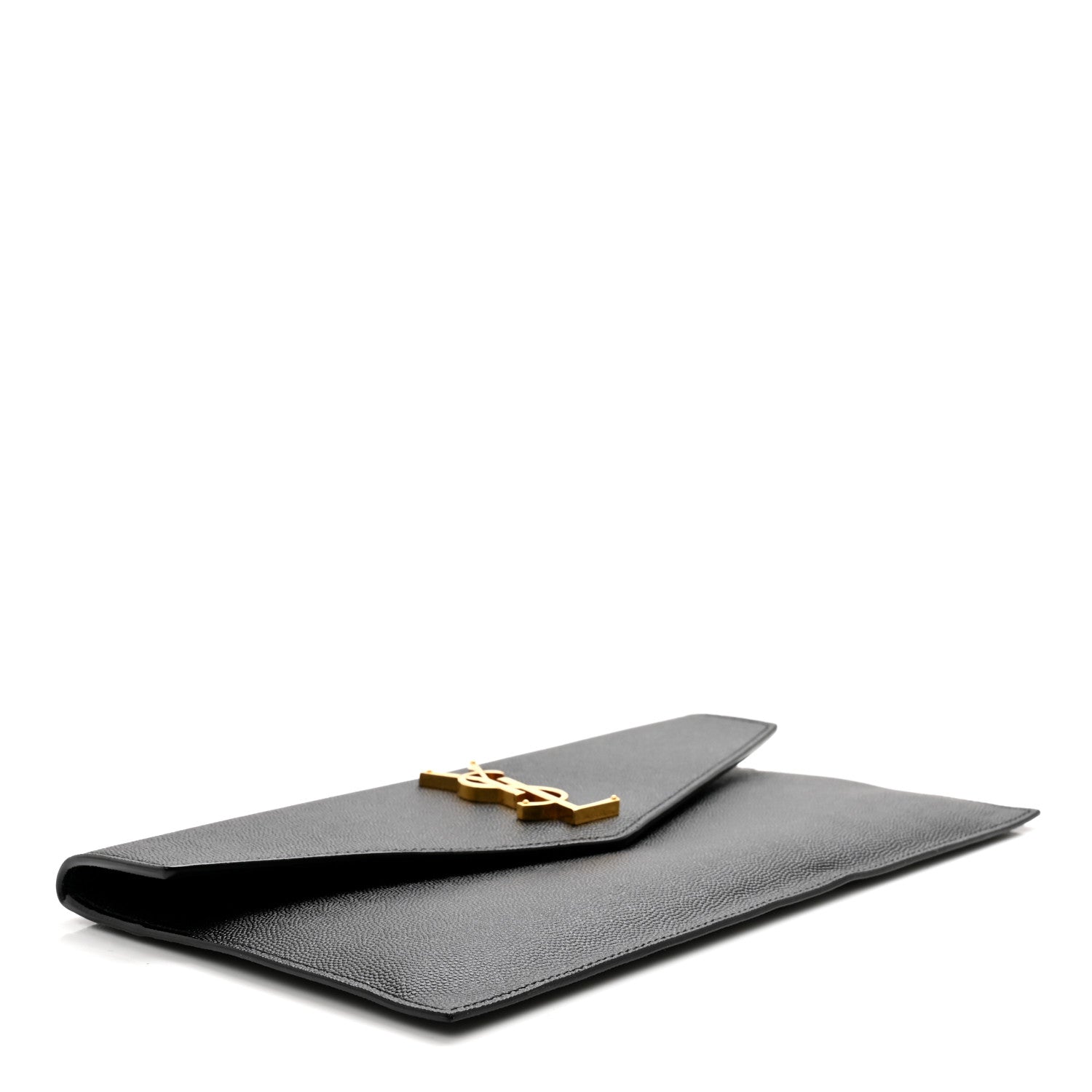 Saint Laurent Grain De Poudre Uptown Pouch Black 4 of 8