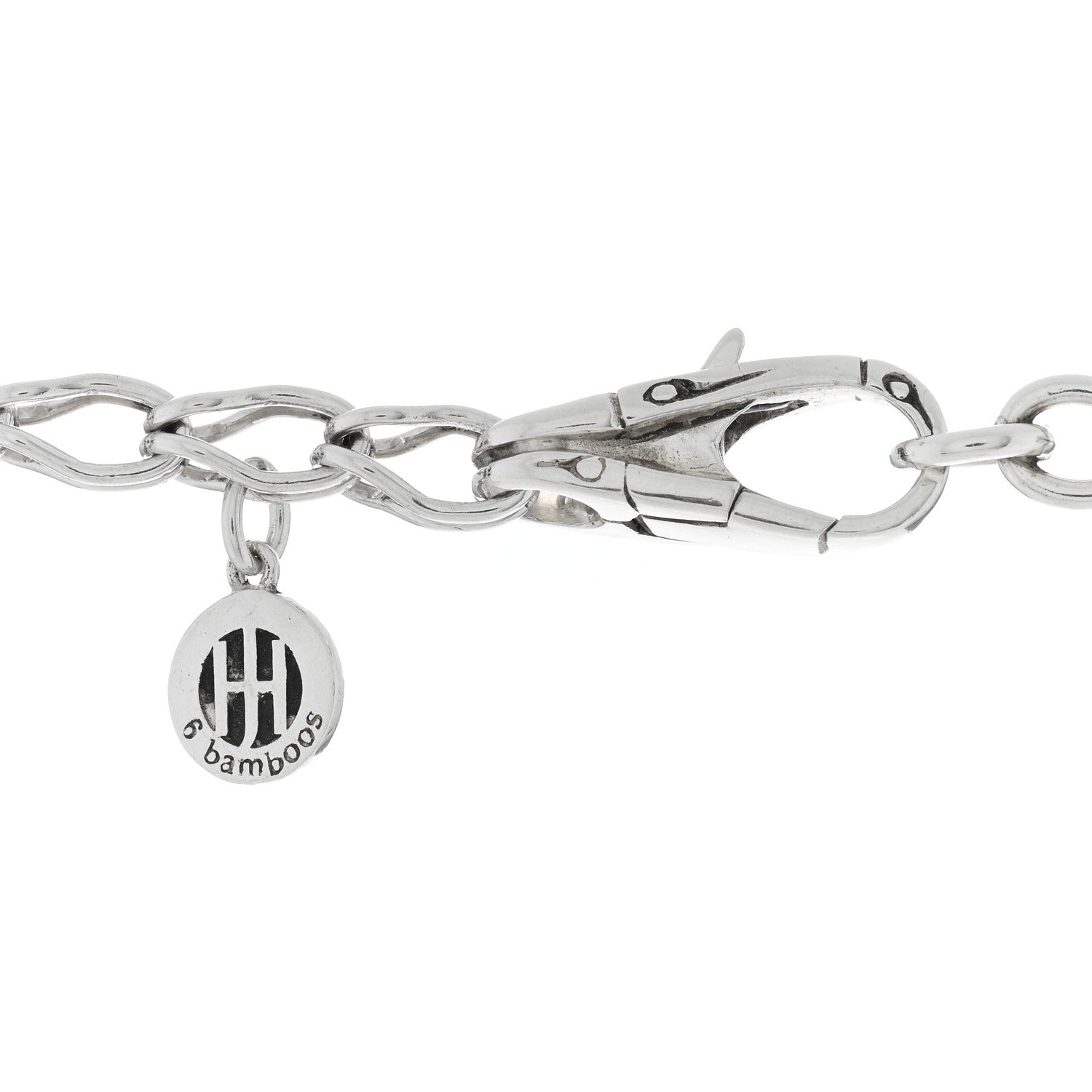 John Hardy JOHN HARDY Sterling Silver Bamboo Link Chain Necklace 4 of 4