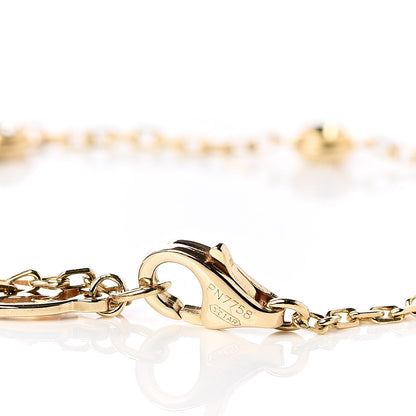 Cartier 18K Yellow Gold 7 Diamond D'Amour Station Bracelet 4 of 5