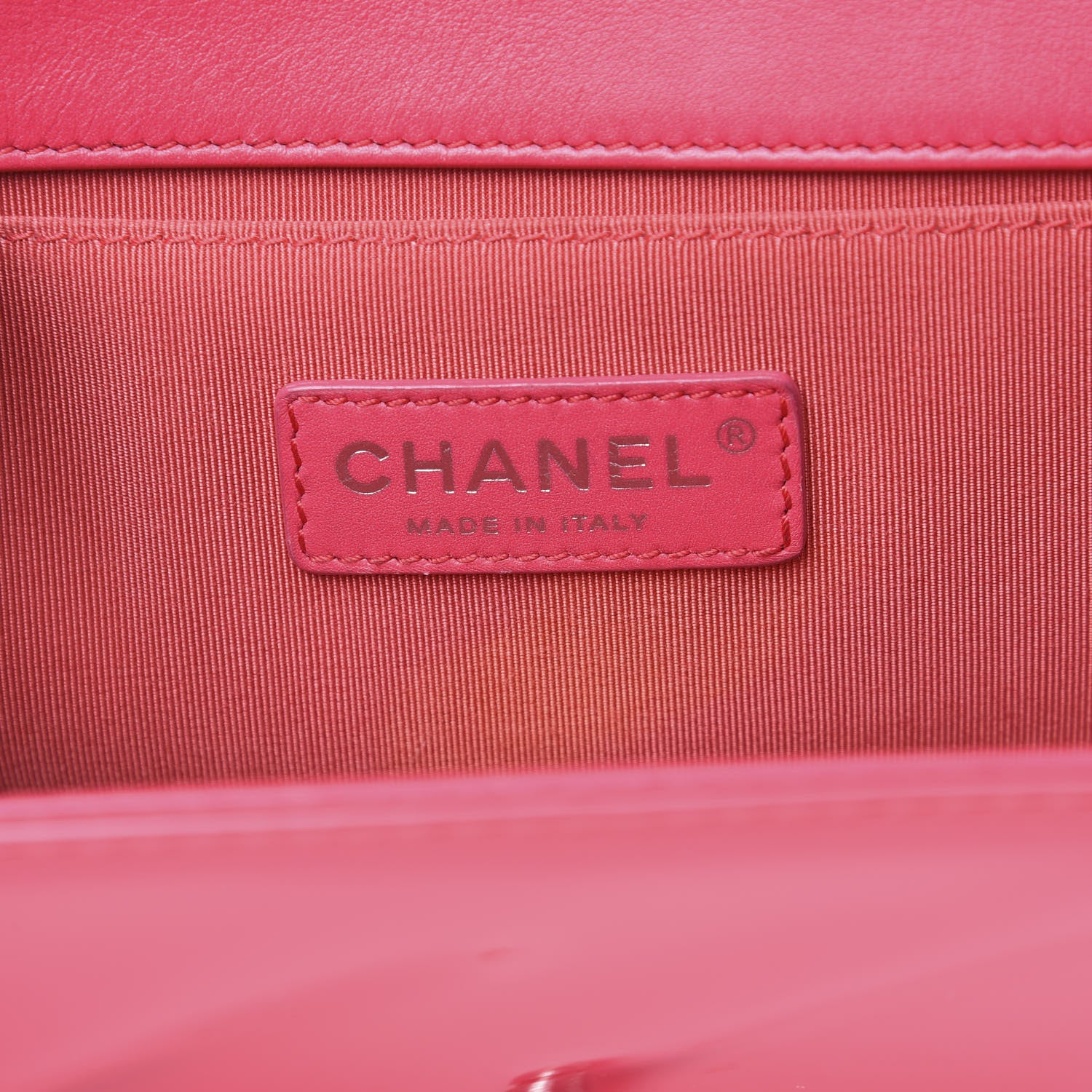 Chanel Patent Calfskin Enamel Quilted Medium Boy Flap Pink 6 of 17