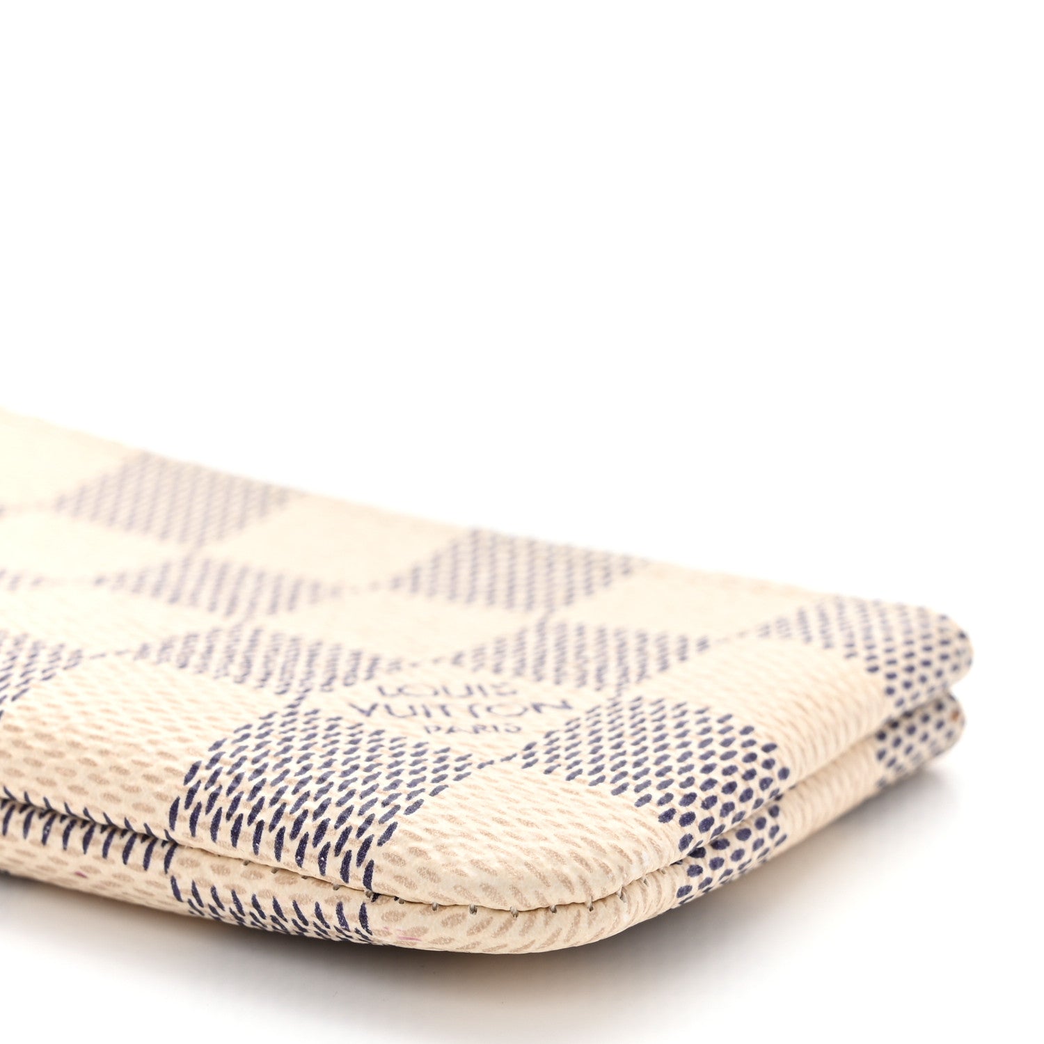 Louis Vuitton LOUIS VUITTON Damier Azur Key Pouch 9 of 9