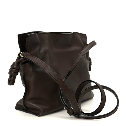 Loewe Nappa Flamenco Knot Clutch Chocolate 3 of 10