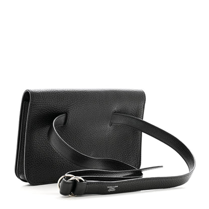 Hermes Togo Dogon Wallet Waist Pouch Black 2 of 11