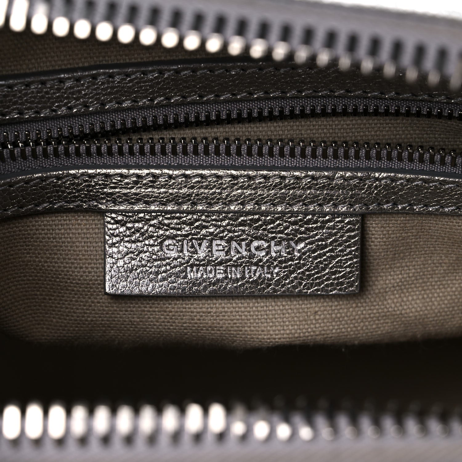 Givenchy Metallic Sugar Goatskin Small Antigona Silver 5 of 17
