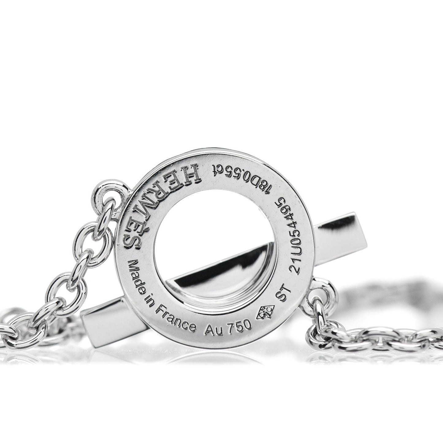 18K White Gold Diamond Finesse Bracelet ST