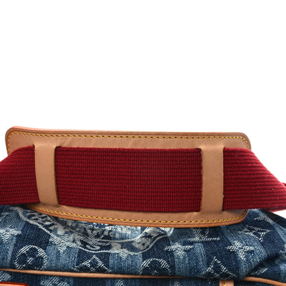 Louis Vuitton Denim Raye Porte Epaule MM 10 of 10
