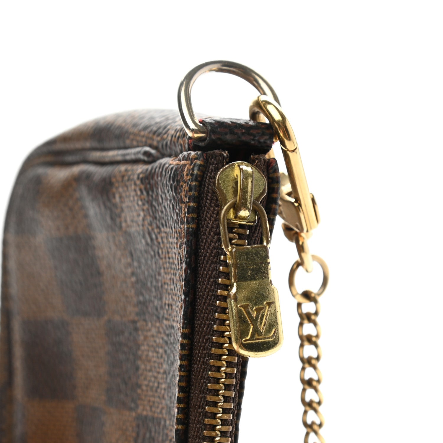 Louis Vuitton Damier Ebene Mini Pochette Accessories 4 of 8