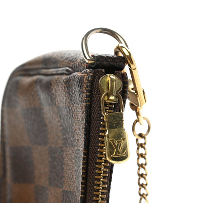 Louis Vuitton Damier Ebene Mini Pochette Accessories 4 of 8