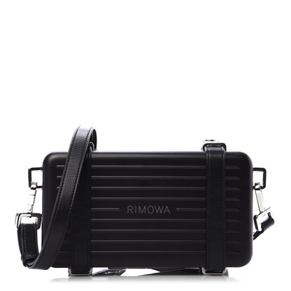 Christian Dior X RIMOWA Aluminum Personal Clutch On Strap Black 1 of 12