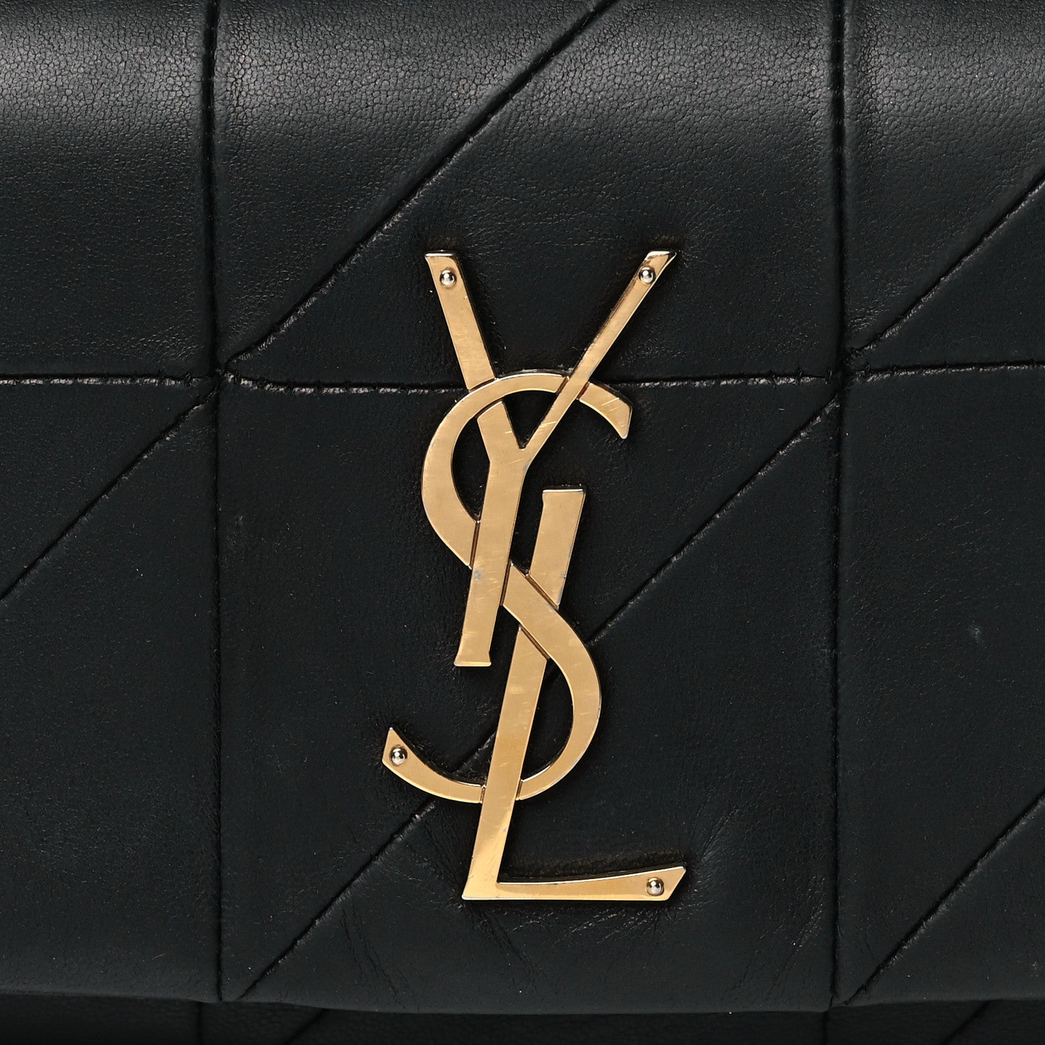 Saint Laurent Lambskin Monogram Jamie Belt Bag Black 8 of 10