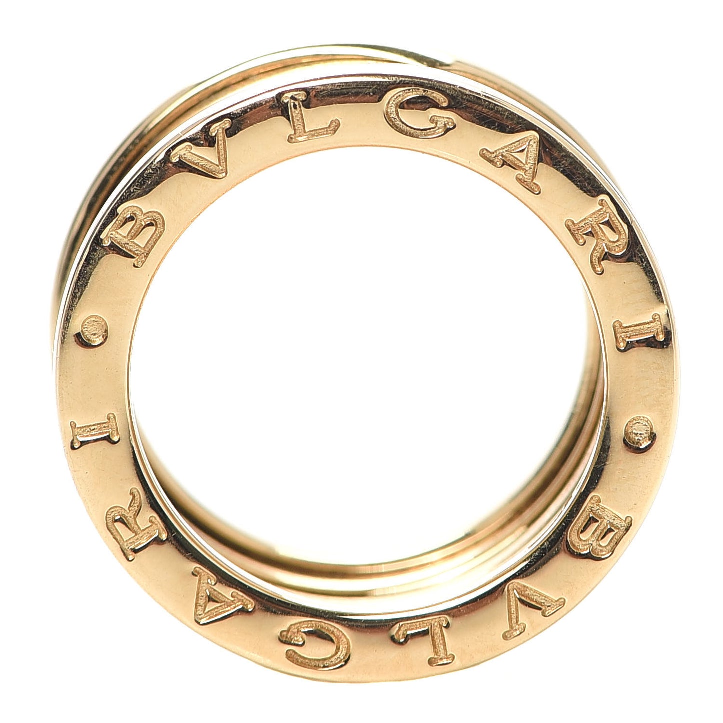 18K Yellow Gold B.Zero1 Three-Band Ring 50 5.25