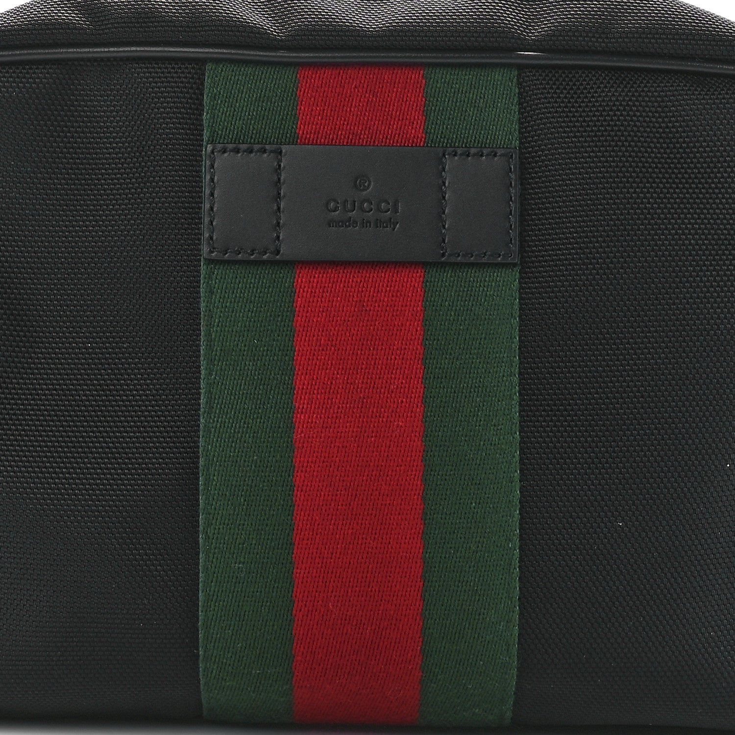 Gucci Techno Canvas Web Toiletry Case Black 9 of 12