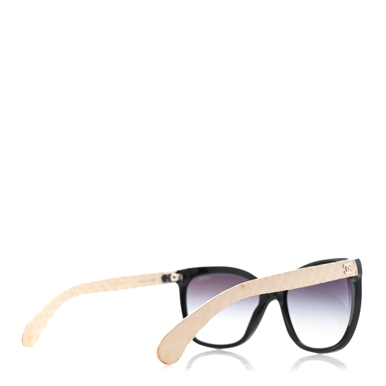 Chanel Quilted CC Sunglasses 5288-Q Black Tan 1835679 – FASHIONPHILE