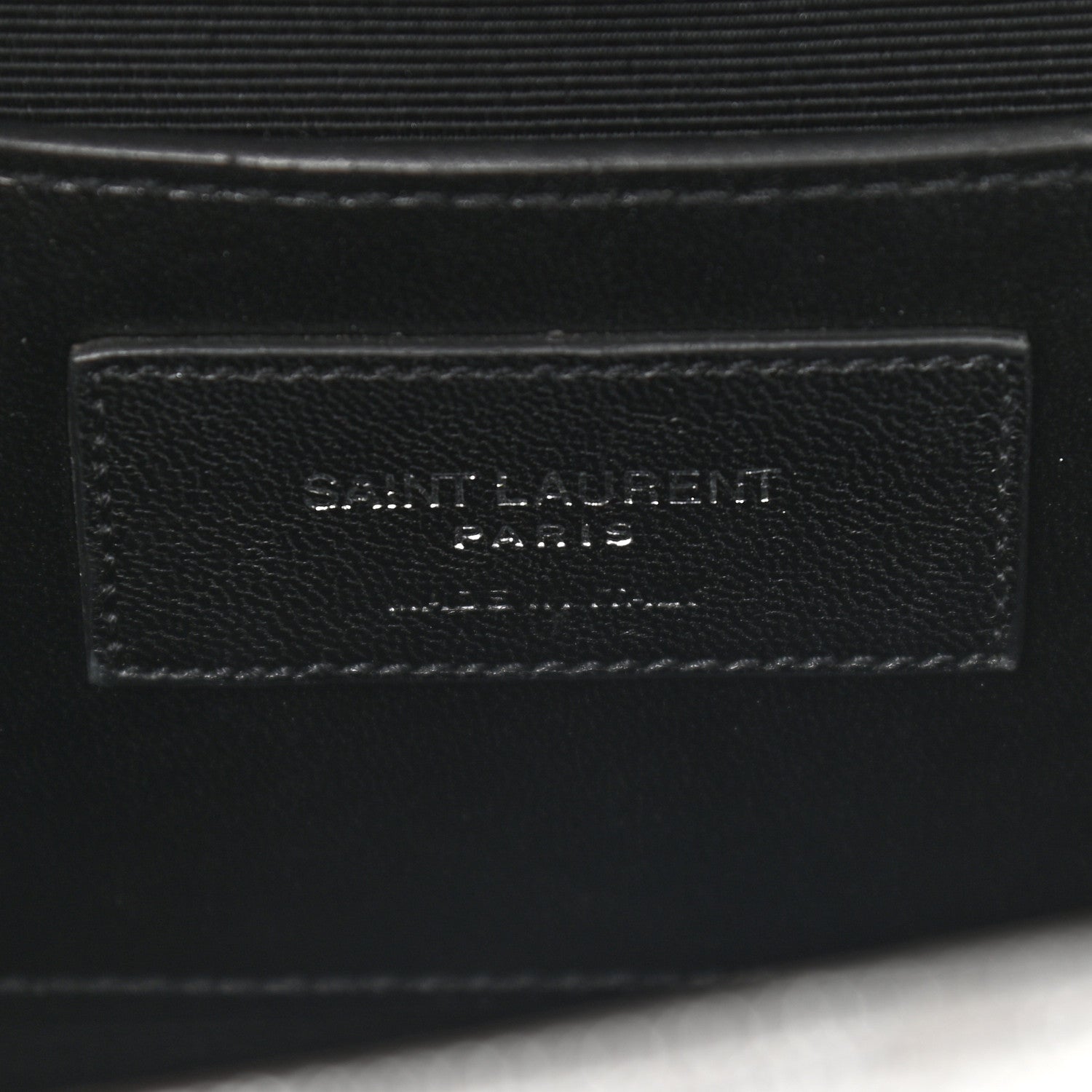Saint Laurent Metallic Grain De Poudre Matelasse Chevron Medium Monogram Satchel Silver 6 of 10