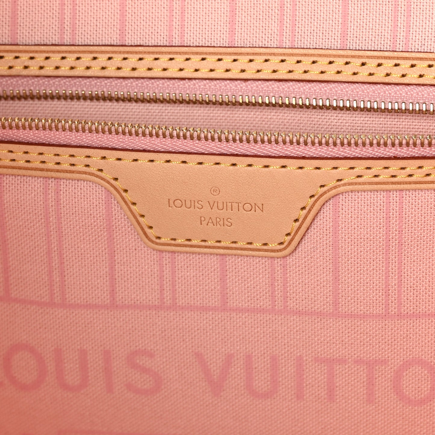 Damier Azur Neo Neverfull MM Rose Ballerine