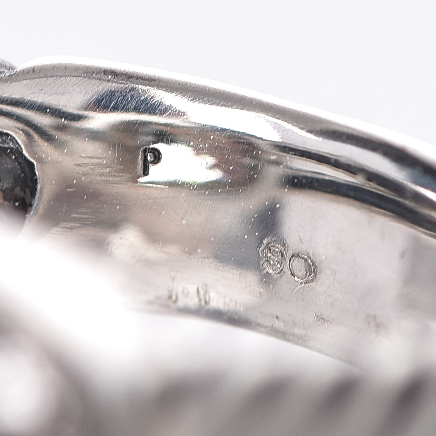 David Yurman Sterling Silver Diamond Prasiolite 11mm Albion Ring 52 6 6 of 7