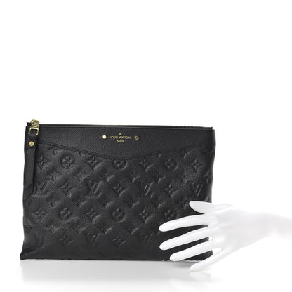 Louis Vuitton Empreinte Daily Pouch Black 2 of 10