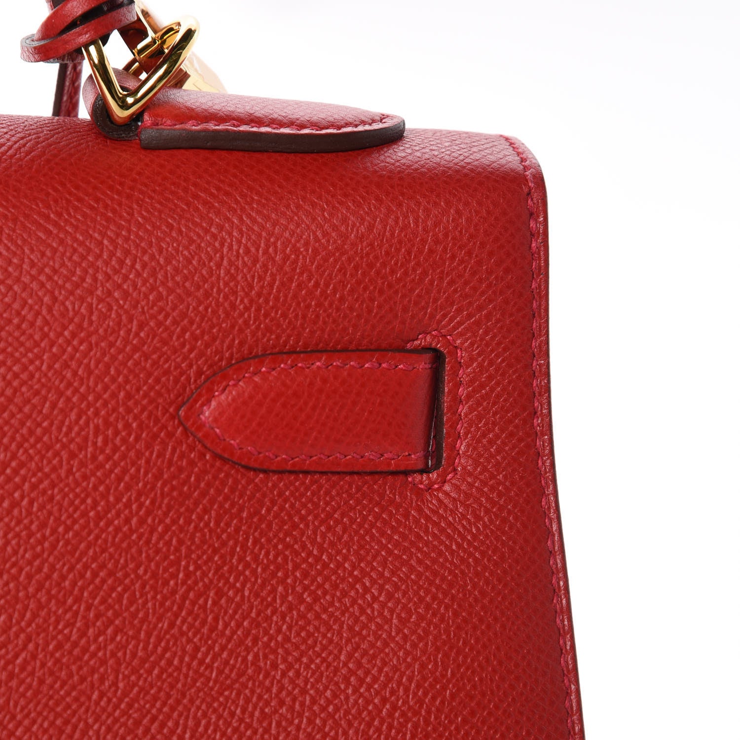 Hermes Epsom Kelly Sellier 32 Rouge Casaque 10 of 39