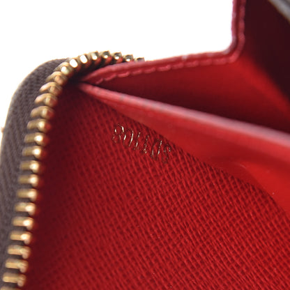 Louis Vuitton Damier Ebene Clemence Wallet Cherry 7 of 7