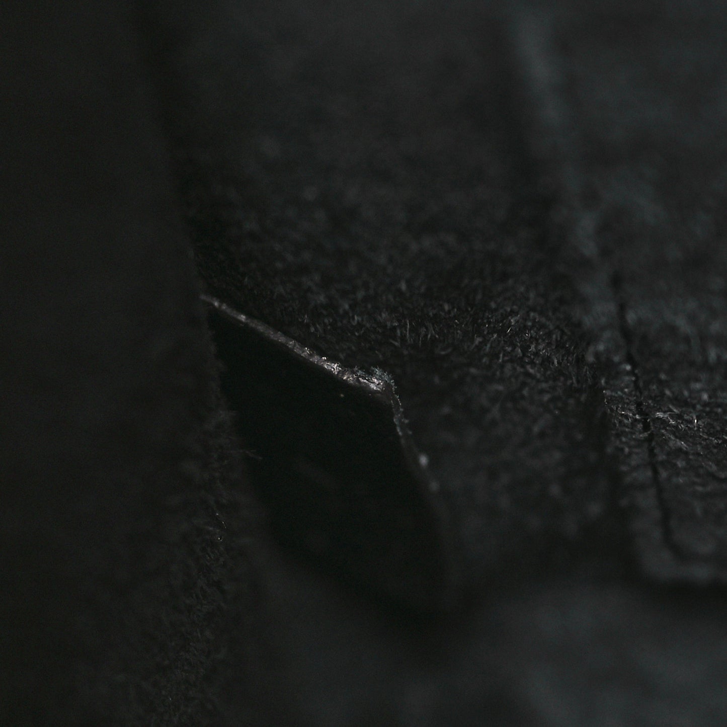 Drummed Calfskin Nano Luggage Black