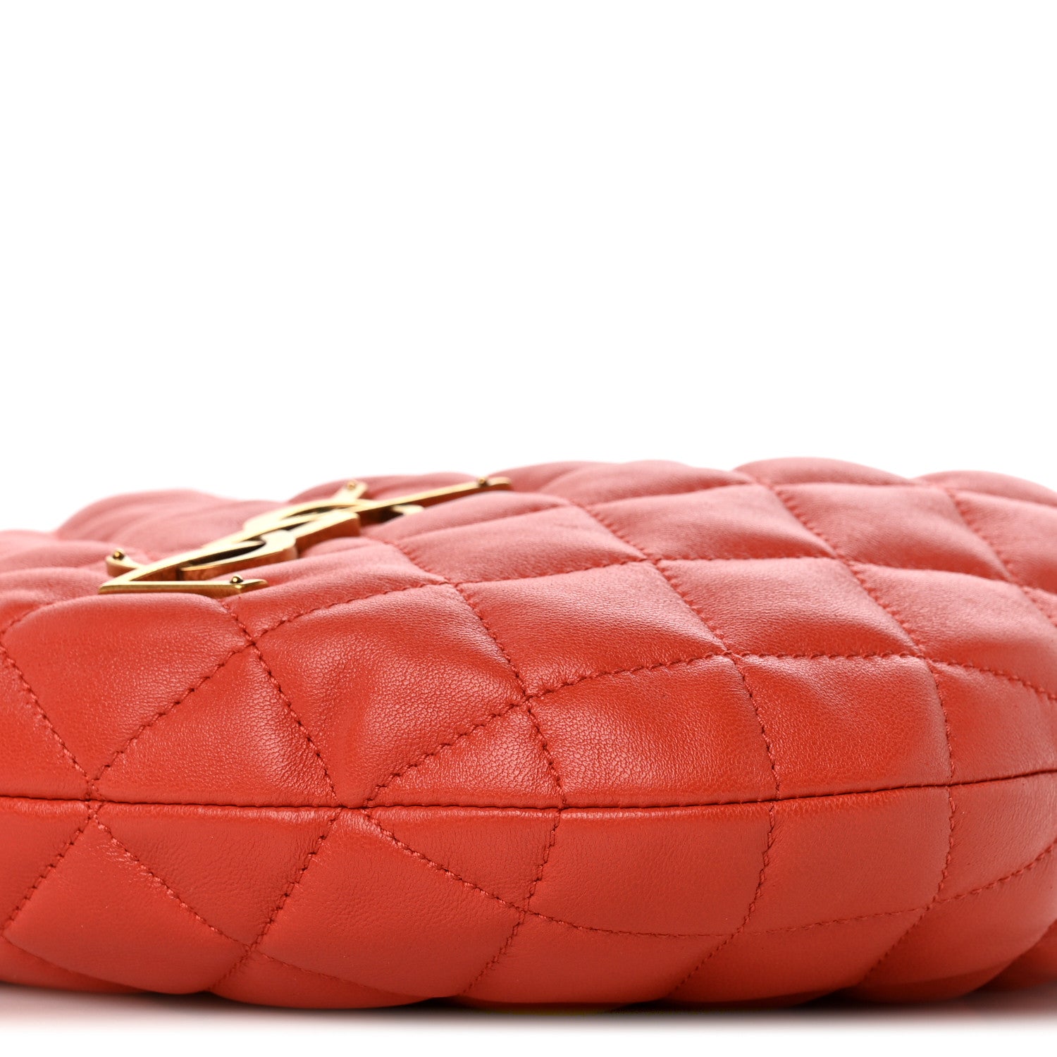 Saint Laurent Lambskin Quilted Icarino Bag Coral 10 of 10