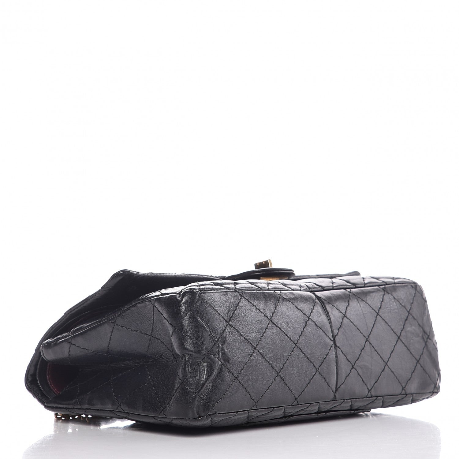 Chanel Aged Calfskin Quilted 2.55 Reissue 226 Flap Black 4 of 12