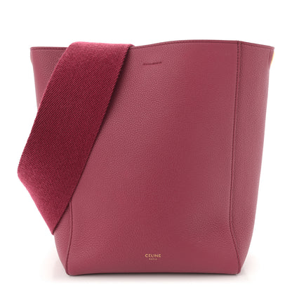 Celine Soft Grained Calfskin Small Sangle Bucket Bag Raspberry 1 of 10