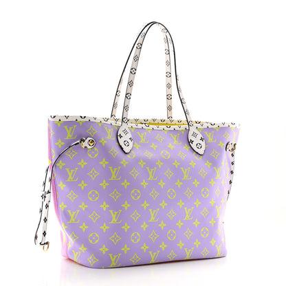 Louis Vuitton Monogram Giant Neverfull MM Pink Lilac 3 of 9
