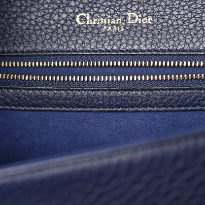 Christian Dior Grained Calfskin Medium Diorama Flap Bag Indigo Blue 8 of 14