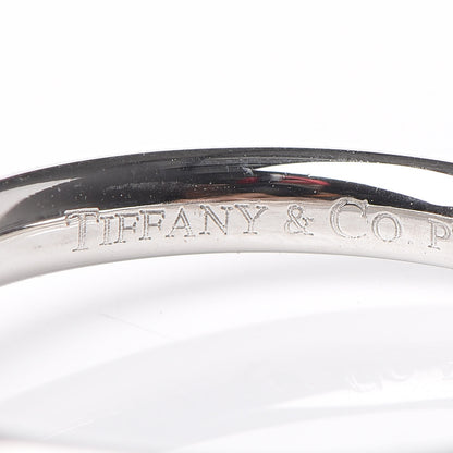 Tiffany Platinum Diamond 2mm Elsa Peretti Band Ring 48 4.5 4 of 6