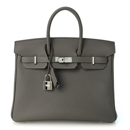 Hermes Togo Birkin 25 Gris Meyer 1 of 14